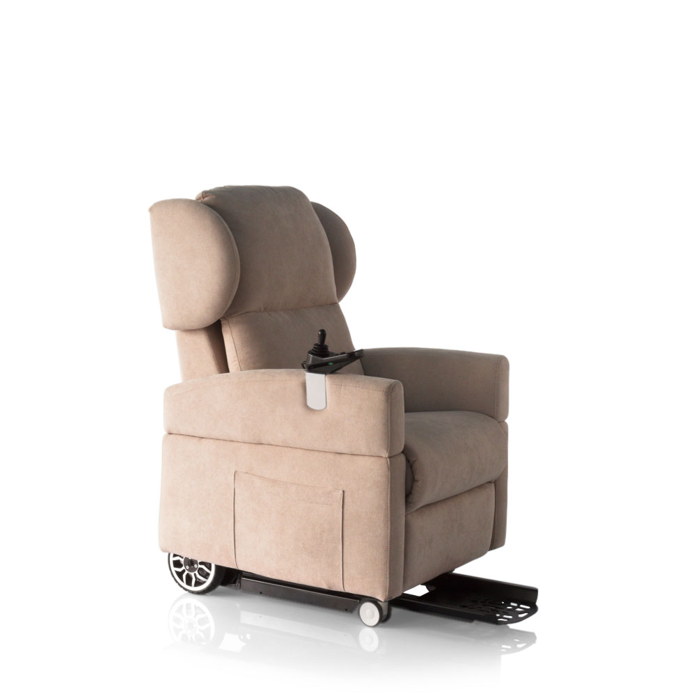 poltrona motorizzata con joystick movi