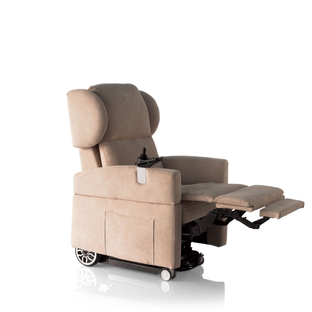 poltrona motorizzata con joystick movi