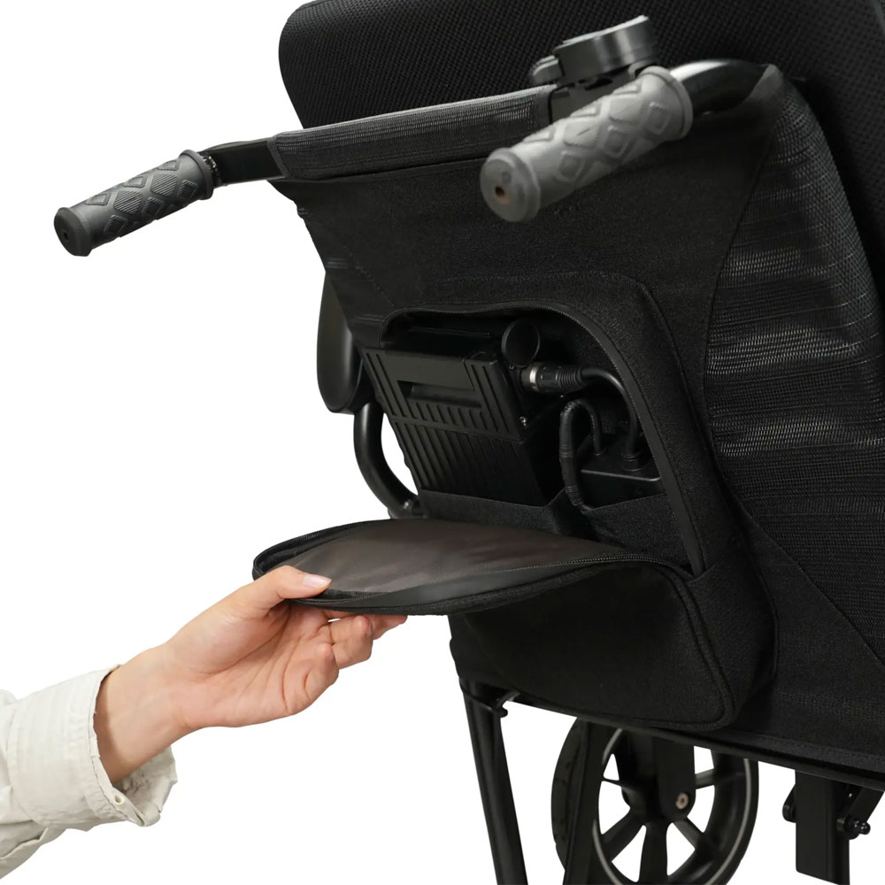 carrozzina elettronica superleggera in magnesio