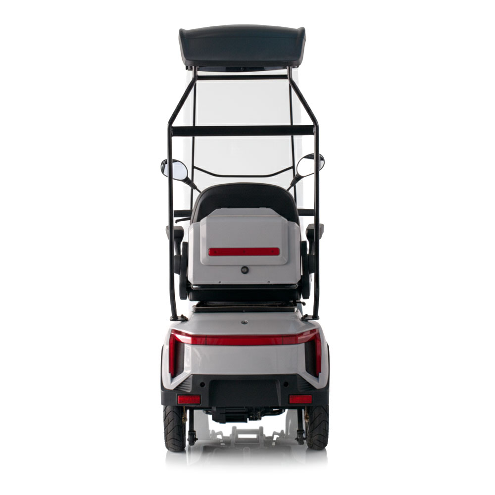 scooter elettrico vega4 con cappottina rigida