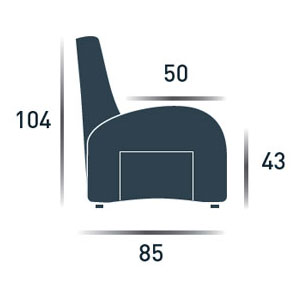 Poltrona relax misure