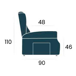 Poltrona relax misure